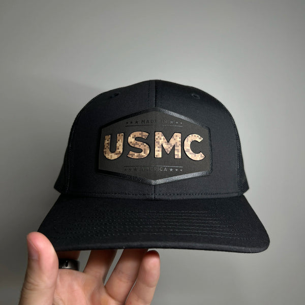 USMC Camo Insert Patch Hat