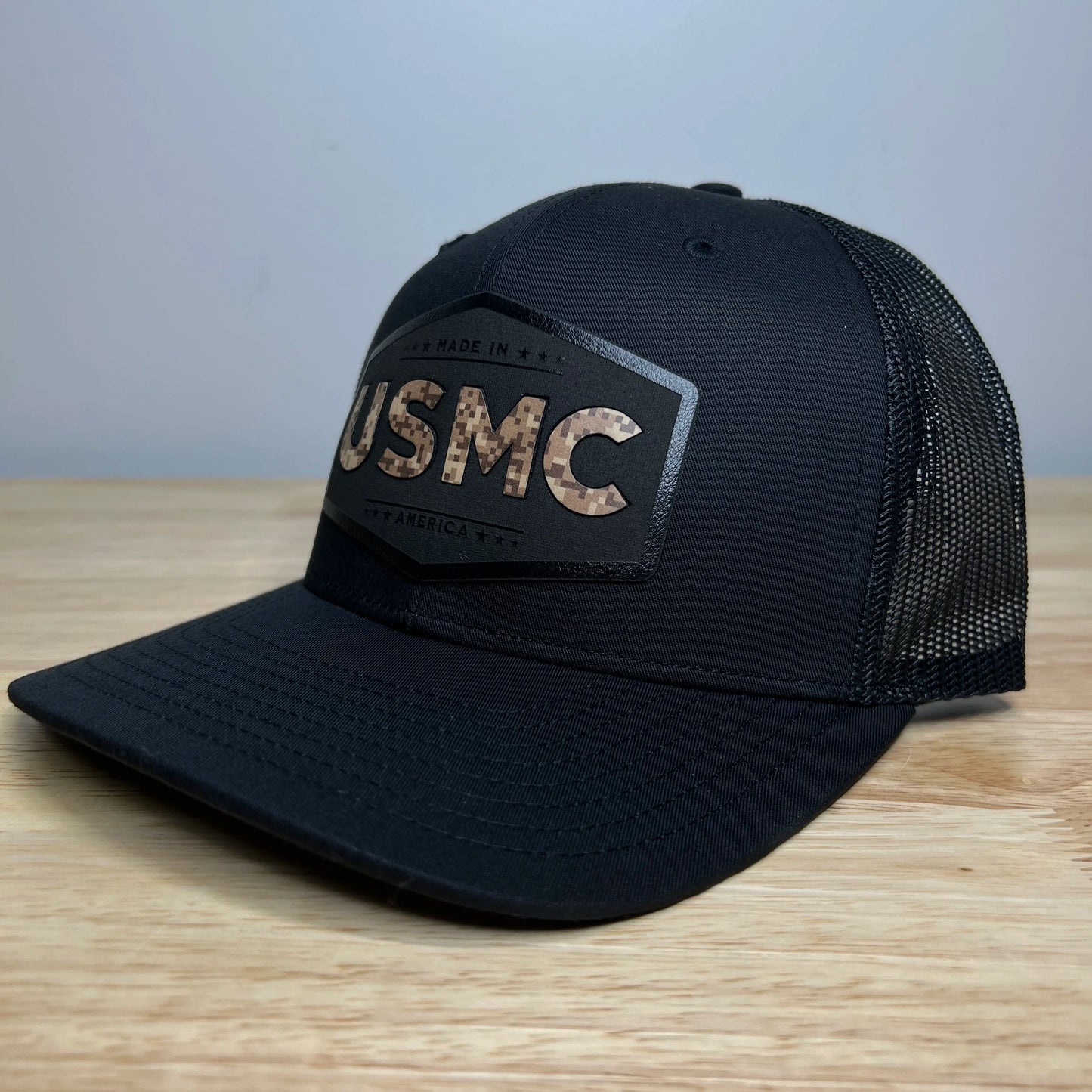 USMC Camo Insert Patch Hat