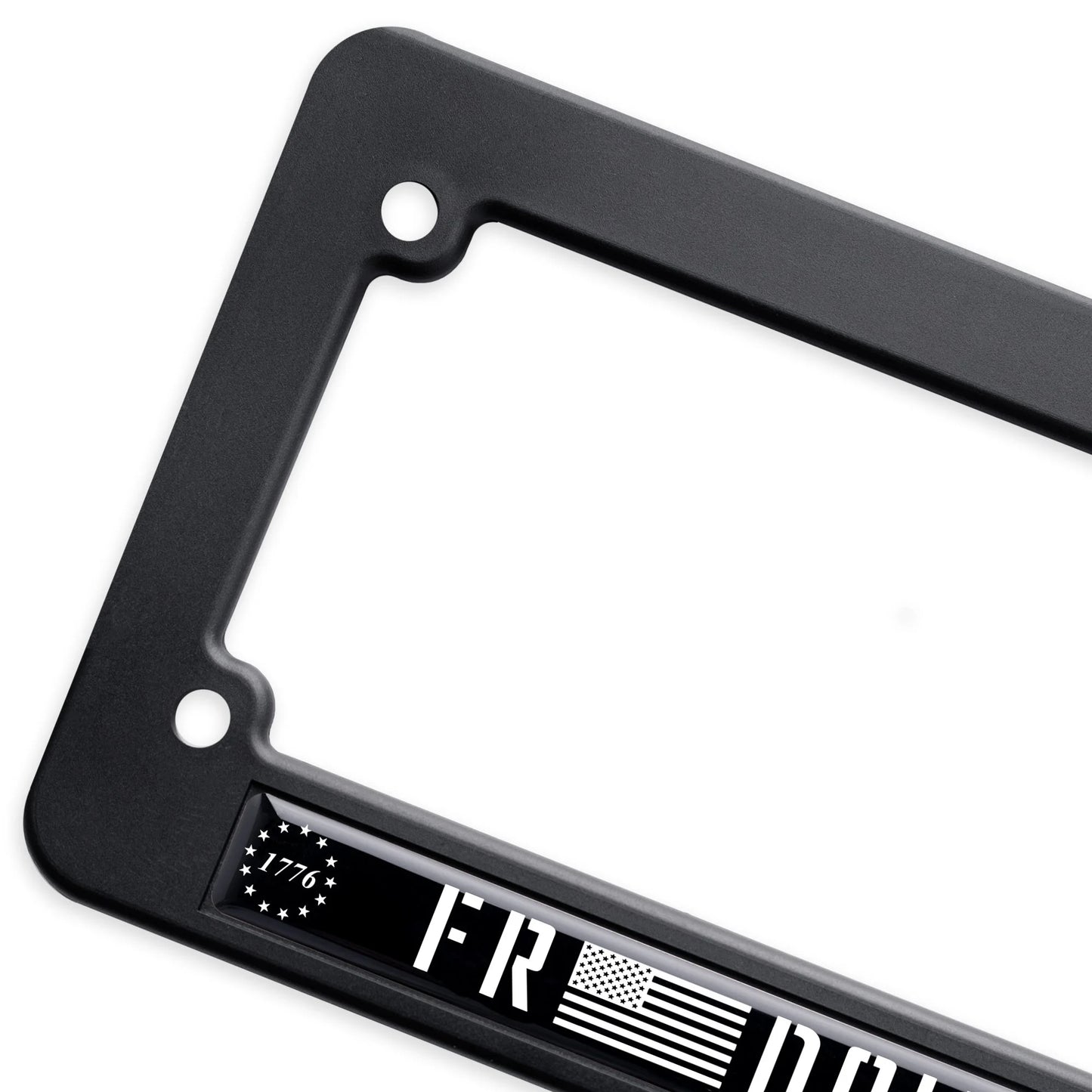 1776 Freedom Motorcycle License Plate Frame & Key Tag
