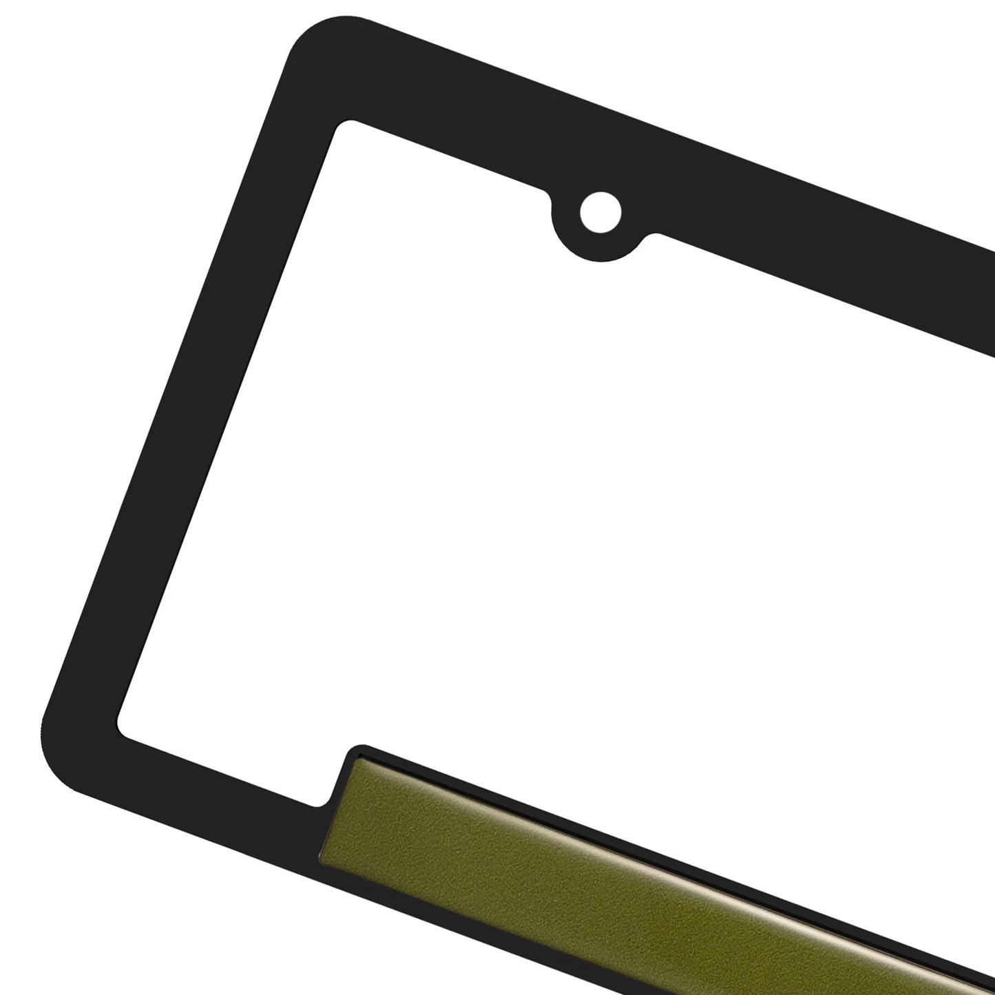 Army OD Green License Plate, Frame, and Key Tag & Sticker Combo